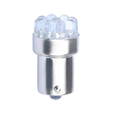 VL Garage - R10W 12V BA15s LED 9xFlux 5mm ΜΟΝΟΠΟΛΙΚΟ ΚΙΤΡΙΝΟ M-TECH - 1 ΤΕΜ. - VL-L033Y