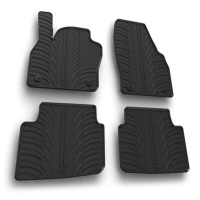 VL Garage - ΜΑΡΚΕ ΠΑΤΑΚΙΑ ΣΕ ΣΚΑΦΗ ΛΑΣΤΙΧΟ ΓΙΑ SKODA KAMIQ 5D 12/2019+ SUMISURA ΣΕ ΜΑΥΡΟ ΧΡΩΜΑ ME ΚΟΥΜΠΩΜΑΤΑ LAMPA - 4 ΤΕΜ. - VL-24545