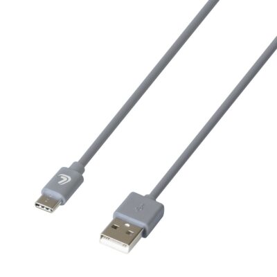 VL Garage - ΚΑΛΩΔΙΟ ΦΟΡΤΙΣΗΣ ΚΑΙ ΣΥΓΧΡΟΝΙΣΜΟΥ USB TYPE-C 200cm ΓΚΡΙ ESSENTIALS LAMPA - 1 ΤΕΜ. - VL-L3881.6/T