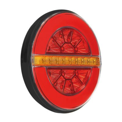 VL Garage - ΦΩΣ ΠΙΣΩ ΔΕΞΙ 12/24V DYNAMIC-O 140 mm ΜΕ 29 LED 3 ΧΡΗΣΕΙΣ ΘΕΣΕΩΣ/ΦΛΑΣ/STOP (ΚΟΚΚΙΝΟ/ΠΟΡΤΟΚΑΛΙ) - 1 ΤΕΜ. - VL-41545