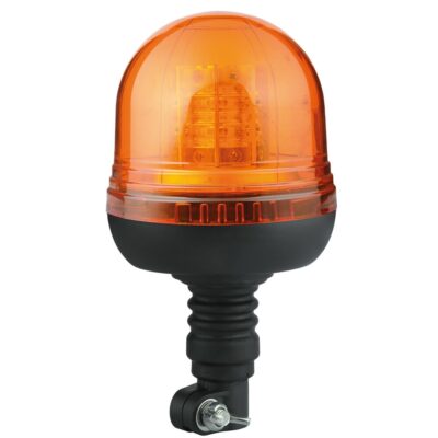 VL Garage - ΦΑΡΟΣ ΠΕΡΙΣΤΡΕΦΟΜΕΝΟΣ 16LED RL-10 9-32V 3 ΛΕΙΤΟΥΡΓΙΩΝ ΒΙΔΩΤΟΣ ΕΛΑΣΤΙΚΟΣ ΠΟΡΤΟΚΑΛΙ 130x221mm - VL-72898