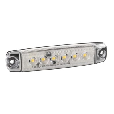 VL Garage - ΦΩΣ ΟΓΚΟΥ 6LED ΛΕΥΚΟ SMD 12/24V 96mm 20ΤΕΜ. - VL-L9702.3