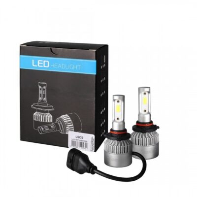 VL Garage - HB3 9005 9-32V 6.500K 10.000lm 4x10W COB ΛΑΜΠΑ LED EPISTAR 1021 C6 KIT ΜΕ ΑΝΕΜΙΣΤΗΡΑΚΙ M-TECH - 2 ΤΕΜ. - VL-LSC5