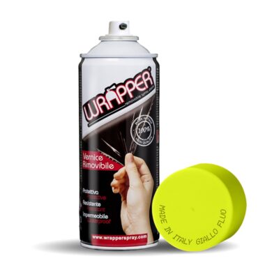 VL Garage - ΠΡΟΣΤΑΤΕΥΤΙΚΟ ΦΙΛΜ ΣΕ ΣΠΡΕΙ WRAPPER NEON YELLOW 400 ml (ΚΙΤΡΙΝΟ ΦΩΣΦΟΡΙΖΕ ΧΡΩΜΑ) - VL-WR2211
