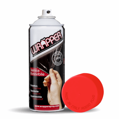 VL Garage - ΦΙΛΜ ΣΕ ΣΠΡΕΥ WRAPPER NEON COLOURS ΚΟΚΚΙΝΟ 400ml – 1 ΤΕΜ. - VL-WR2311