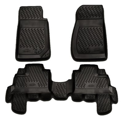 VL Garage - ΜΑΡΚΕ ΠΑΤΑΚΙΑ ΣΕ ΣΚΑΦΗ TPE ΛΑΣΤΙΧΟ ΓΙΑ JEEP WRANGLER 5D 2007-2018 ΣΕ ΜΑΥΡΟ ΧΡΩΜΑ NOVLINE - 4 ΤΕΜ. - VL-EXP.MFJK7401