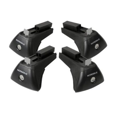VL Garage - KIT ΑΚΡΑ (ΠΟΔΙΑ) RAIL-X ΓΙΑ ΣΙΔΕΡΕΝΙΕΣ ΜΠΑΡΕΣ QUADRA NORDRIVE ME FLUSH RAILING ME ΚΛΕΙΔΙ - 4 TEM. - VL-N20021