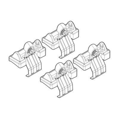 VL Garage - ΑΚΡΑ ΓΙΑ ΜΠΑΡΕΣ NORDRIVE ΓΙΑ FORD FUSION 10/02-11/12 KIT - VL-N21003