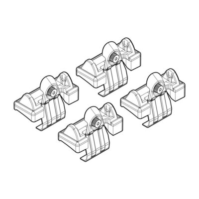 VL Garage - ΑΚΡΑ ΓΙΑ ΜΠΑΡΕΣ NORDRIVE ΓΙΑ TOYOTA COROLLA VERSO 01/02-03/04 KIT - VL-N21009
