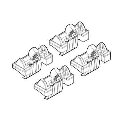VL Garage - ΑΚΡΑ ΓΙΑ ΜΠΑΡΕΣ NORDRIVE ΓΙΑ TOYOTA COROLLA VERSO(NO RAILING) 04/04-05/09 KIT - VL-N21033