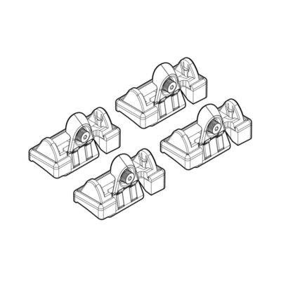 VL Garage - ΑΚΡΑ ΓΙΑ ΜΠΑΡΕΣ NORDRIVE ΓΙΑ HYUNDAI GETZ 5D 06/02-03/08 KIT - VL-N21047