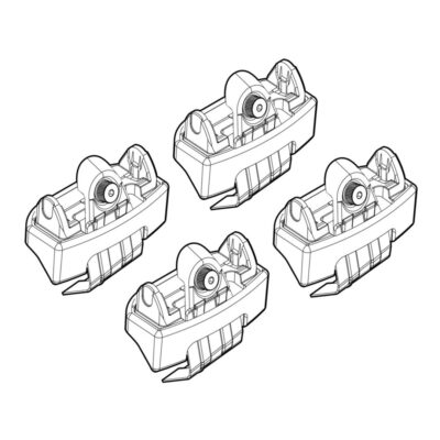VL Garage - ΑΚΡΑ ΓΙΑ ΜΠΑΡΕΣ NORDRIVE ΓΙΑ FIAT 500 07/07+ KIT - VL-N21102