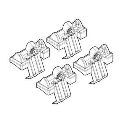 VL Garage - ΑΚΡΑ ΓΙΑ ΜΠΑΡΕΣ NORDRIVE ΓΙΑ FIAT 500L 09/12+ KIT - VL-N21103
