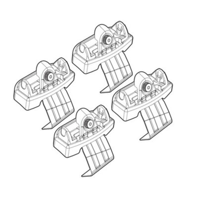 VL Garage - ΑΚΡΑ ΓΙΑ ΜΠΑΡΕΣ NORDRIVE ΓΙΑ AUDI A1 3D/5D SPORTBACK 02/12+ KIT - VL-N21121