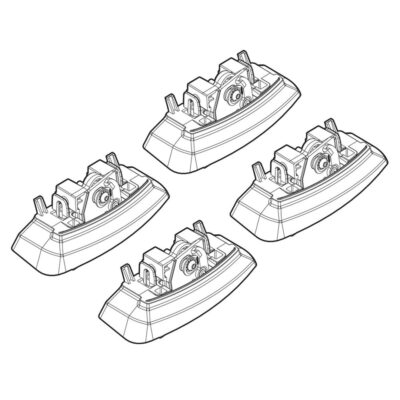 VL Garage - ΑΚΡΑ ΓΙΑ ΜΠΑΡΕΣ NORDRIVE ΓΙΑ OPEL MERIVA 05/10+ KIT - VL-N21136