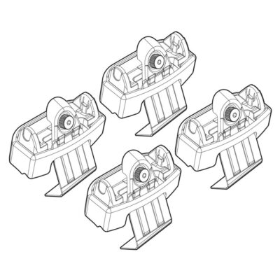 VL Garage - ΑΚΡΑ ΓΙΑ ΜΠΑΡΕΣ NORDRIVE ΓΙΑ SEAT IBIZA 5D 06/08+ KIT - VL-N21143