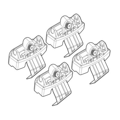VL Garage - ΑΚΡΑ ΓΙΑ ΜΠΑΡΕΣ NORDRIVE ΓΙΑ VOLVO V50 (no railing) 02/04+ KIT - VL-N21148