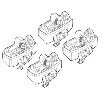 VL Garage - ΑΚΡΑ ΓΙΑ ΜΠΑΡΕΣ NORDRIVE ΓΙΑ PEUGEOT 206 3D PLUS 09/98+ KIT - VL-N21151