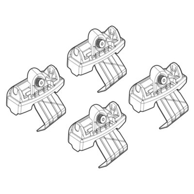 VL Garage - ΑΚΡΑ ΓΙΑ ΜΠΑΡΕΣ NORDRIVE ΓΙΑ VOLVO S90 4D 09/16+ KIT - VL-N21216