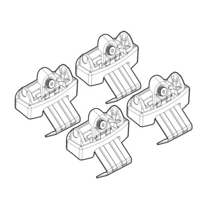 VL Garage - ΠΟΔΙΑ ΓΙΑ ΜΠΑΡΕΣ NORDRIVE ΓΙΑ PEUGEOT 3008 12/2023+ - 4 Τεμ. - VL-N21268