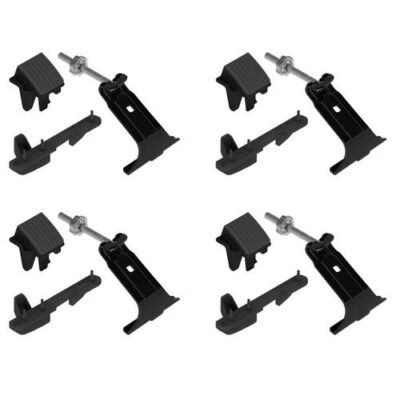 VL Garage - CLAMP KIT ΑΚΡΑ (ΠΟΔΙΑ) ΓΙΑ ΜΠΑΡΕΣ SNAP ECOSPORTS K-5 NORDRIVE - 4 TEM. - VL-N21415