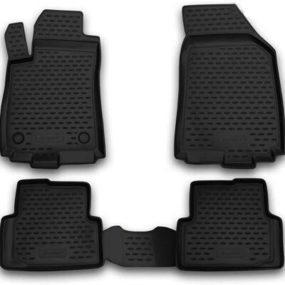 VL Garage - ΜΑΡΚΕ ΠΑΤΑΚΙΑ ΣΕ ΣΚΑΦΗ TPE ΛΑΣΤΙΧΟ ΓΙΑ CHEVROLET AVEO 2011-2015 ΣΕ ΜΑΥΡΟ ΧΡΩΜΑ NOVLINE - 4 ΤΕΜ. - VL-EXP.NLC.08.19.210K