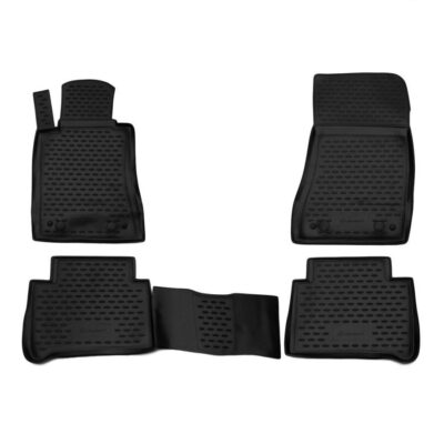 VL Garage - ΜΑΡΚΕ ΠΑΤΑΚΙΑ ΣΕ ΣΚΑΦΗ TPE ΛΑΣΤΙΧΟ ΓΙΑ MERCEDES E CLASS W210 1995-2000 / MERCEDES E CLASS W211 03/2002-02/2009 ΣΕ ΜΑΥΡΟ ΧΡΩΜΑ NOVLINE - 4 ΤΕΜ. - VL-EXP.NLC.34.36.210K