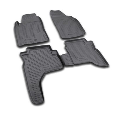 VL Garage - ΜΑΡΚΕ ΠΑΤΑΚΙΑ ΣΕ ΣΚΑΦΗ TPE ΛΑΣΤΙΧΟ ΓΙΑ MITSUBISHI PAJERO SPORT 1997-2008 ΣΕ ΜΑΥΡΟ ΧΡΩΜΑ NOVLINE - 4 ΤΕΜ. - VL-EXP.NLC.35.07.210