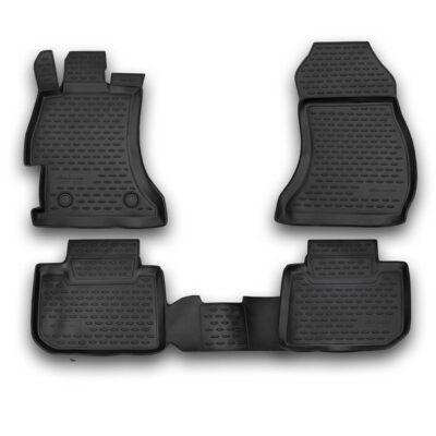 VL Garage - ΜΑΡΚΕ ΠΑΤΑΚΙΑ ΣΕ ΣΚΑΦΗ TPE ΛΑΣΤΙΧΟ ΓΙΑ SUBARU XV 2012-2017 ΣΕ ΜΑΥΡΟ ΧΡΩΜΑ NOVLINE - 4 ΤΕΜ. - VL-EXP.NLC.46.13.210KH