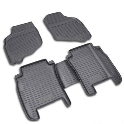 VL Garage - ΜΑΡΚΕ ΠΑΤΑΚΙΑ ΣΕ ΣΚΑΦΗ TPE ΛΑΣΤΙΧΟ ΓΙΑ HONDA JAZZ 5D 2002-2008 ΣΕ ΜΑΥΡΟ ΧΡΩΜΑ NOVLINE - 4 ΤΕΜ. - VL-EXP.NLC.18.05.210