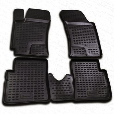 VL Garage - ΜΑΡΚΕ ΠΑΤΑΚΙΑ ΣΕ ΣΚΑΦΗ TPE ΛΑΣΤΙΧΟ ΓΙΑ HYUNDAI GETZ 5D 2002-2008 ΣΕ ΜΑΥΡΟ ΧΡΩΜΑ NOVLINE - 4 ΤΕΜ. - VL-EXP.NLC.20.08.210H