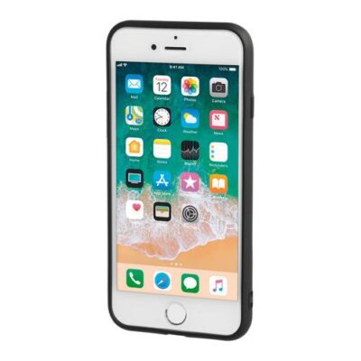 VL Garage - APPLE iPHONE 7 ΚΑΙ 8 ΘΗΚΗ ΚΙΝΗΤΟΥ DUO POCKET ΜΑΥΡΟ-ΚΟΚΚΙΝΟ ΜΑΓΝΗΤΙΚΗ SILVER LINE - VL-L.P14930/T