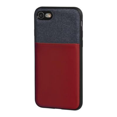 VL Garage - APPLE iPHONE 7 ΚΑΙ 8 ΘΗΚΗ ΚΙΝΗΤΟΥ DUO POCKET ΜΠΛΕ-ΜΠΟΡΝΤΩ ΜΑΓΝΗΤΙΚΗ SILVER LINE - VL-L.P14931/T