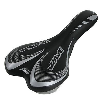 VL Garage - Σέλα ποδηλάτου (270x140mm /370gr) μαύρη Wave Saddle - VL-92342