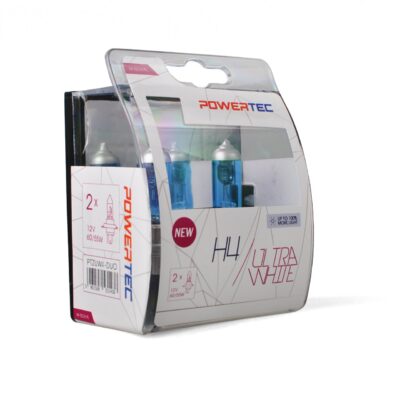VL Garage - H4 12V 60/55W P43t-38 POWERTEC ULTRA WHITE 2ΤΕΜ. M-TECH - VL-PTZUW4-DUO