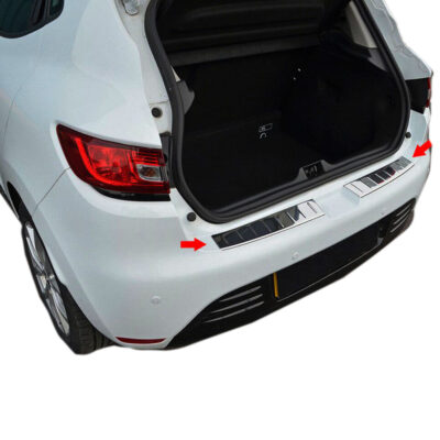 VL Garage - TRIM ΜΑΡΚΕ ΠΟΡΤ ΜΠΑΓΚΑΖ ΧΡΩΜΙΟ ΜΕΤΑΛΛΙΚΟ S-DIZAYN ΓΙΑ RENAULT CLIO 5D 2012+ - 1 TEM. - VL-7019020