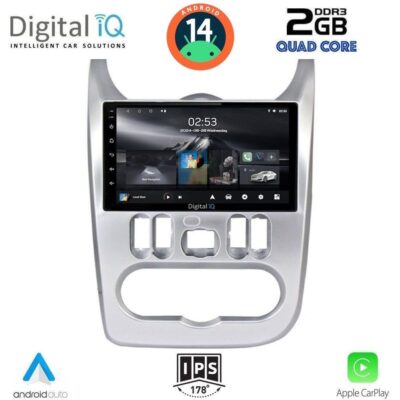 VL Garage - DIGITAL IQ RSB 1101_CPA (9inc) MULTIMEDIA TABLET for DACIA DUSTER – LOGAN – SANDERO mod. 2006-2012 - VL-DIQ_RSB_1101