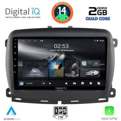 VL Garage - DIGITAL IQ RSB 1131_CPA (9inc) MULTIMEDIA TABLET for FIAT 500 mod. 2016> - VL-DIQ_RSB_1131