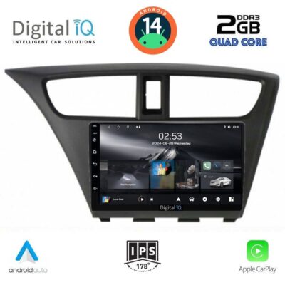 VL Garage - DIGITAL IQ RSB 1190_CPA (9inc) MULTIMEDIA TABLET for HONDA CIVIC mod. 2012-2016 - VL-DIQ_RSB_1190