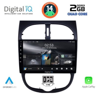 VL Garage - DIGITAL IQ RSB 1506_CPA (9inc) MULTIMEDIA TABLET for PEUGEOT 206 mod. 1998-2006 - VL-DIQ_RSB_1506