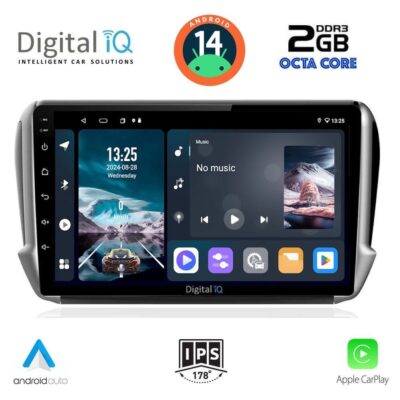VL Garage - DIGITAL IQ RTG 4508_CPA (10inc) MULTIMEDIA TABLET for PEUGEOT 208-2008 mod. 2012-2021 - VL-DIQ_RTG_4508
