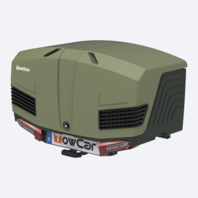 VL Garage - ΜΠΑΓΚΑΖΙΕΡΑ ΚΟΤΣΑΔΟΡΟΥ 400 LT TOWBOX V3 CAMPER GREEN (ΠΡΑΣΙΝΟ) ΜΕ LED ΦΑΝΑΡΙΑ - VL-TV3XVV0