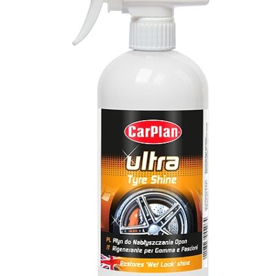 VL Garage - ΥΓΡΟ ΓΥΑΛΙΣΜΑΤΟΣ ΕΛΑΣΤΙΚΩΝ ΣΕ ΣΠΡΕΙ CARPLAN ULTRA TYRE SHINE 500ML - VL-CP-ULT118