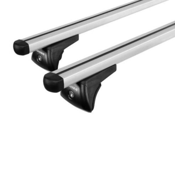 ΜΠΑΡΕΣ ΟΡΟΦΗΣ ΑΛΟΥΜΙΝΙΟΥ NOWA (L) 127cm ME FLUSH RAILING 2ΤΕΜ. ME ΚΛΕΙΔΙ - Image 2