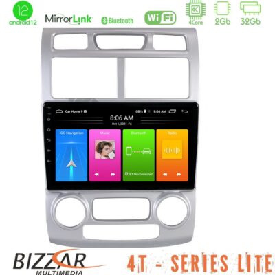 VL Garage - Bizzar 4T Series Kia Sportage 2005-2008 4Core Android13 2+32GB Navigation Multimedia Tablet 9″ - VL-U-LVB-KI1044