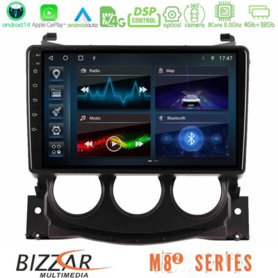 VL Garage - Bizzar M8² Series 8Core Android14 4+32GB Nissan 370Z 2009-2013 Navigation Multimedia Tablet 9″ Με Carplay & Android Auto - VL-U-M82-NS2078