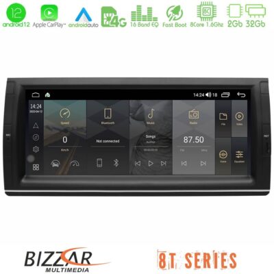 VL Garage - Bizzar OEM BMW X5 E53 10.25″ Special Design 8core Android12 2+32GB Navigation Multimedia Deckless με Carplay/AndroidAuto - VL-U-MTT-BM9318