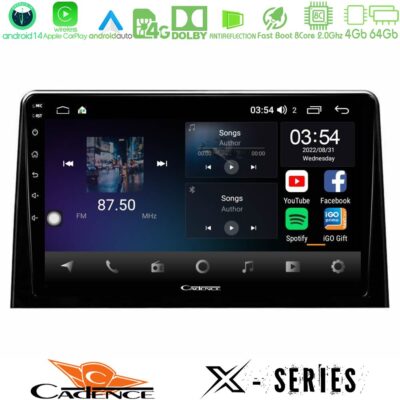 VL Garage - Cadence X Series Peugeot Partner / Citroen Berlingo 2020-> 8Core Android12 4+64GB Navigation Multimedia Tablet 10" - VL-U-X-CT1028