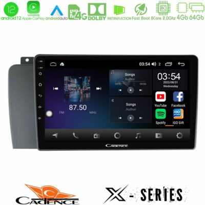 VL Garage - Cadence X Series Volvo S60 2004-2009 8core Android12 4+64GB Navigation Multimedia Tablet 9 - VL-U-X-VL1514
