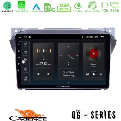 VL Garage - Cadence QG Series Suzuki Alto & Nissan Pixo 8Core Android13 4+64GB Navigation Multimedia Tablet 9″ - VL-U-QG-SZ0423